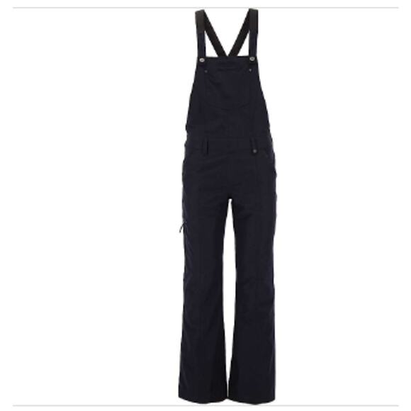 Obermeyer Malta Bib Overalls Ski Pants Womens 8 Black Insulated Logo